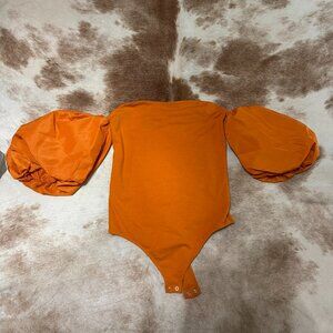 Puffed Sleeve Body Suit